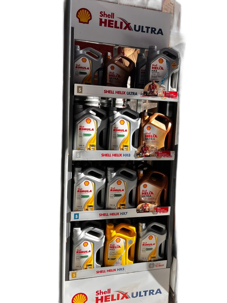 Lubricantes Shell Helix, Rimula y Mobil con garantía oficial
